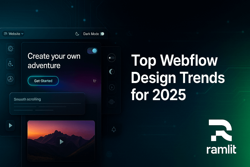 Top Webflow Design Trends for 2025