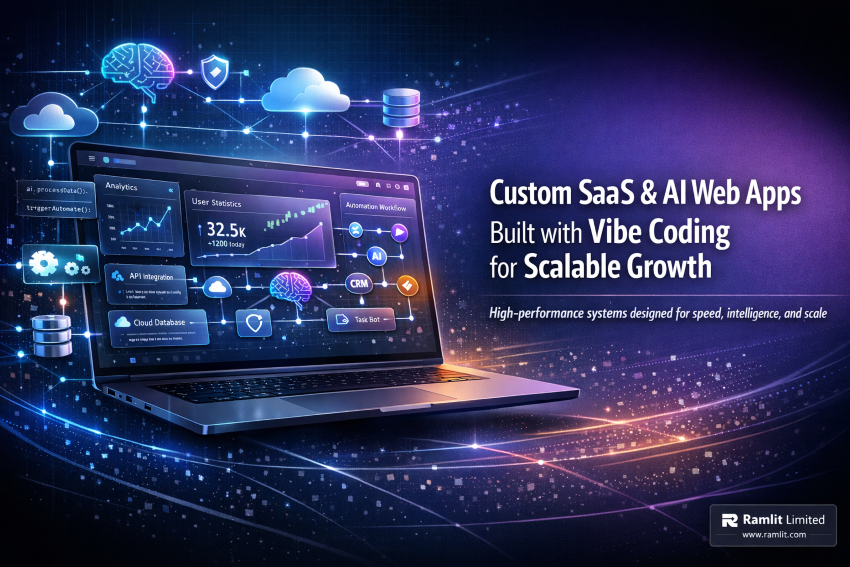 Custom SaaS & AI Web Apps Built with Vibe Coding for Scalable Growth