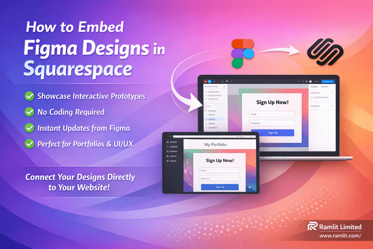 How to Embed Figma Designs into Squarespace 