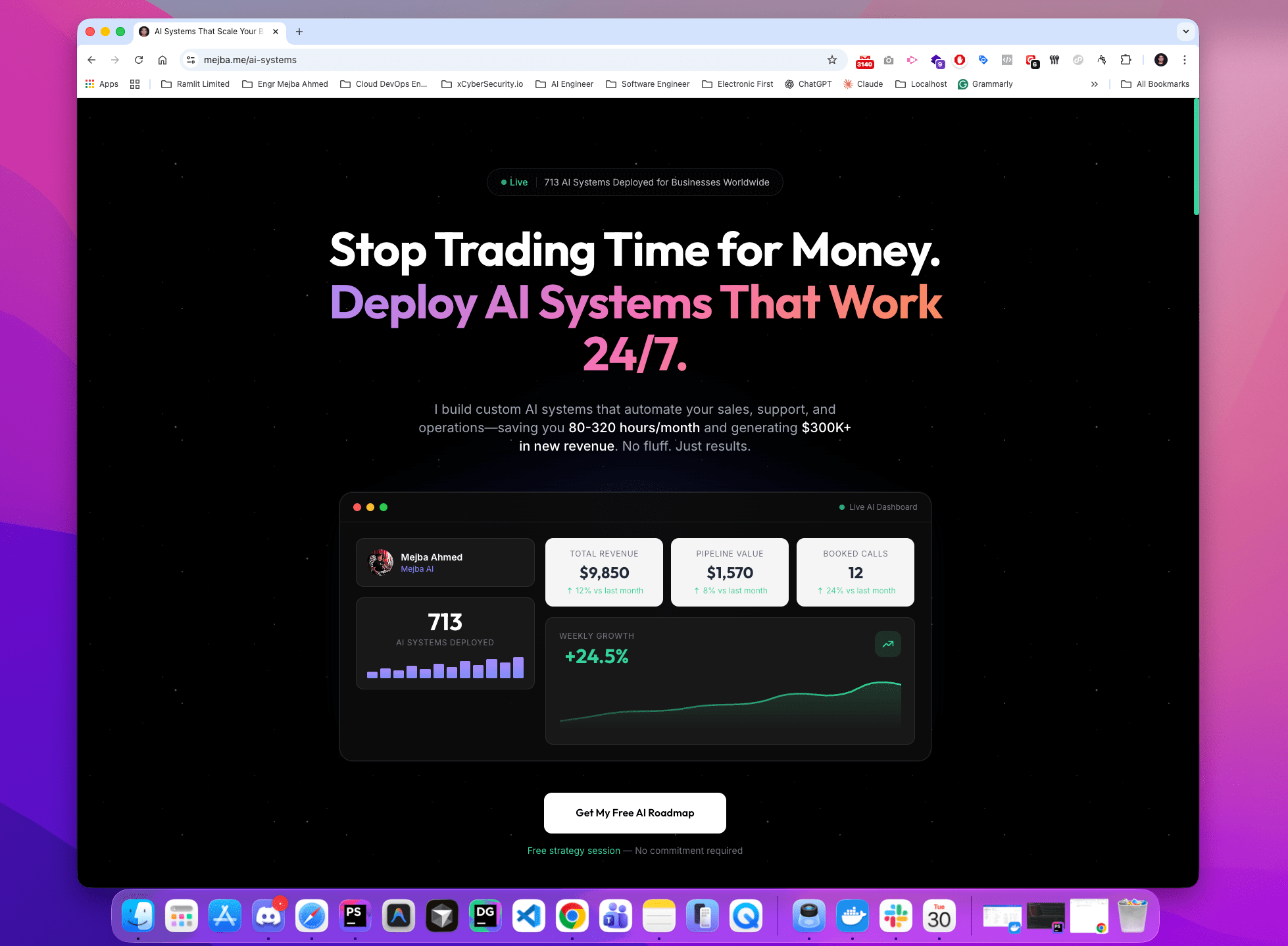 AI Systems Landing Page – High-Conversion Business Automation Platform