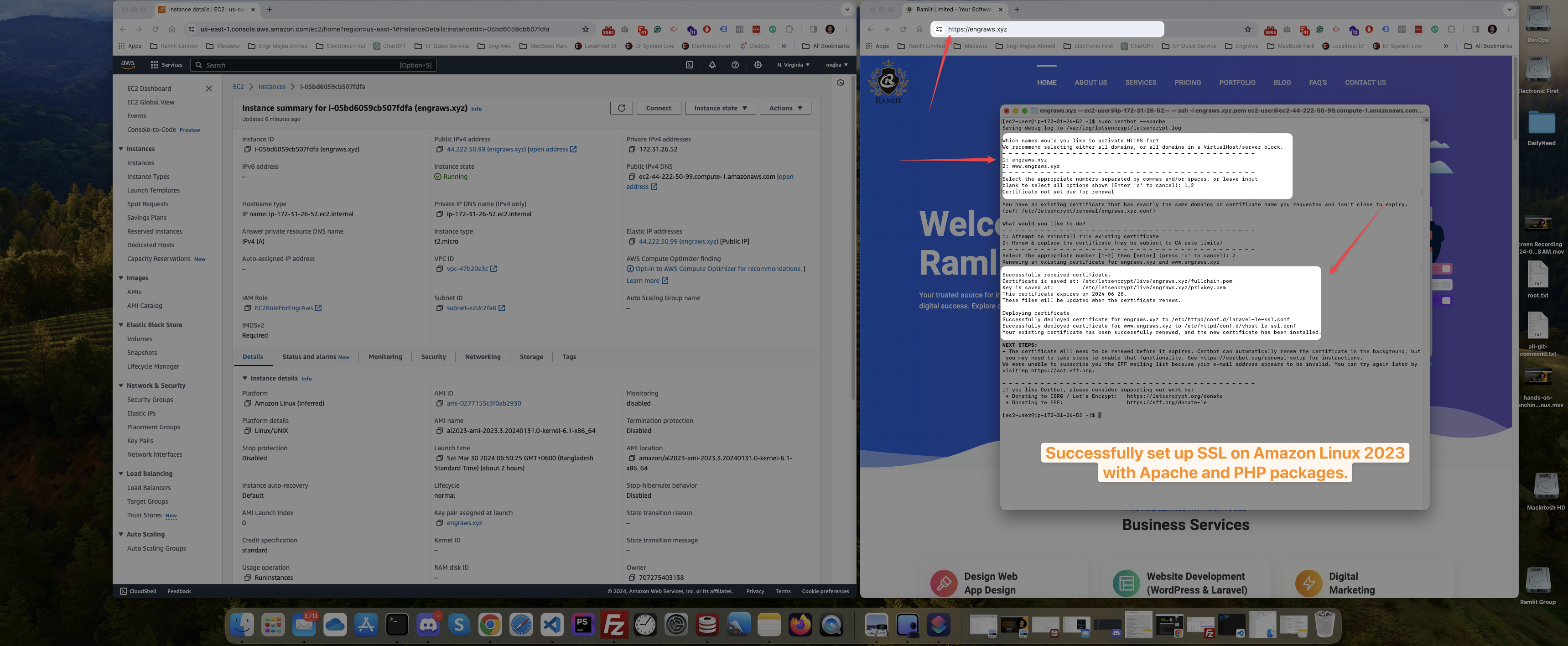 SSL Setup on AWS
